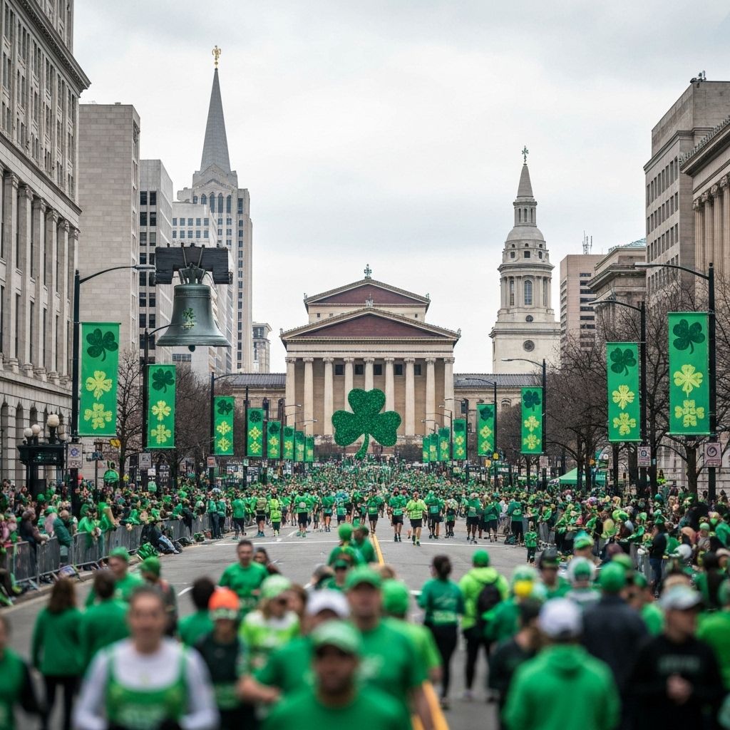 Philly Shamrock Run - St. Patrick's Day 5K race in Philadelphia, PA on March 14, 2026